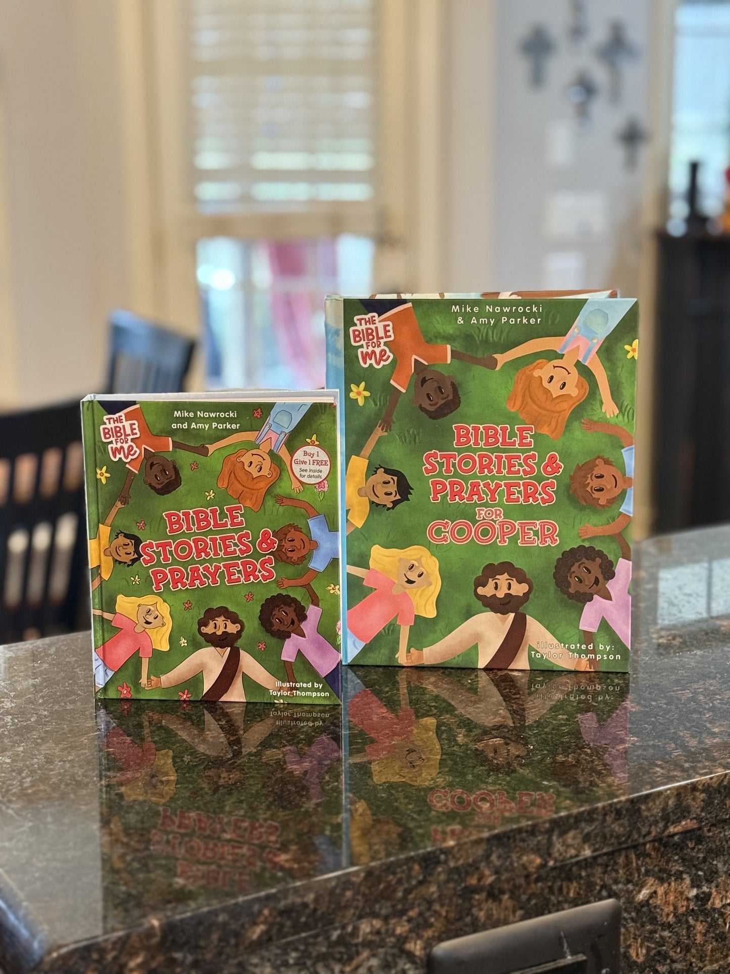 The Bible for Me: Bible Stories and Prayers PERSONALIZED EDITION: BOYS NAMES