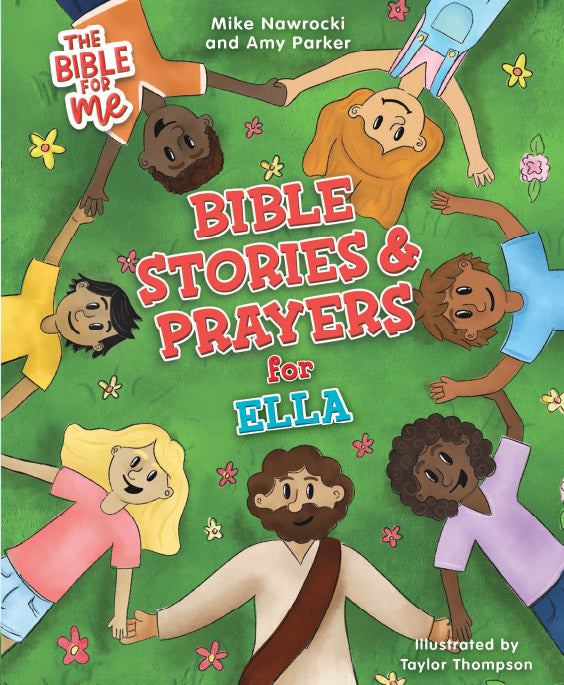 The Bible for Me: Bible Stories and Prayers PERSONALIZED EDITION – Girls