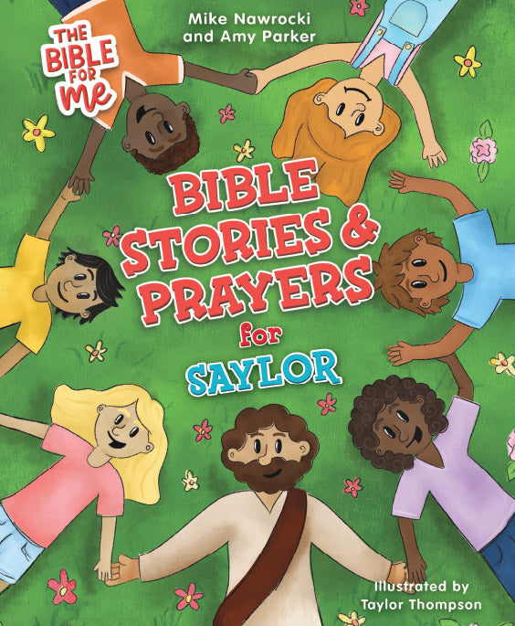 The Bible for Me: Bible Stories and Prayers PERSONALIZED EDITION – Girls